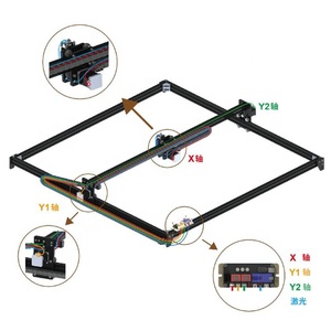 1m * 1m CNC GRBL Macchina Incisore Laser TTL /PWM di Controllo FAI DA TE 100*100 centimetri Incisione macchina - Product Image 5