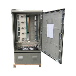 SMC <strong>Telecom</strong> Cabinet Optical Distribution Cabinet FTTH Outdoor 144 288 576 Core Standing Floor Fiber Optic Cross Connect Cabinet - Product Image 1