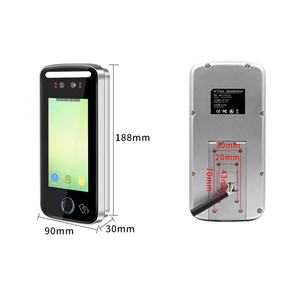 Tuya Wifi Monitor Intercom System Zugangs kontroll system mit biometrischer Identifikation RFID 125KHz Car Attendance Machine Camera