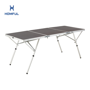 Homful gấp di động cắm trại bảng 6ft nhôm nhẹ dã ngoại cắm trại bảng - Product Image 1