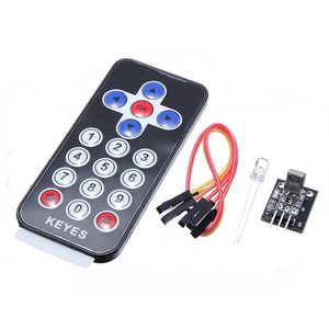 Control remoto inalámbrico infrarrojo Módulo receptor IR Kits de bricolaje HX1838 para MP3 para circuitos integrados Raspberry Pi - Product Image 1