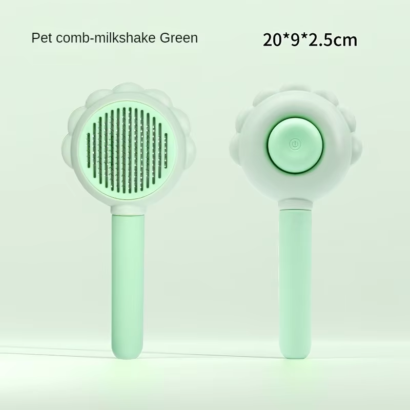 SUNFLOWER Floating Hair Comb Green