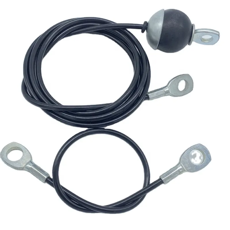 SP accessori per attrezzature per il Fitness corda cavo da palestra nero 5 mm 6 mm cavo metallico in acciaio rivestito in PU/PVC