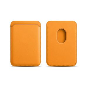 Magsafe Magnetic用高級レザーウォレットAppleiPhone 15 14 13 12 11 Pro Max Plusテレホンカードバッグホルダー電話アクセサリー
