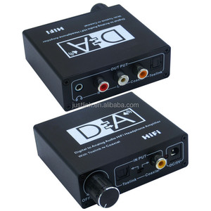 Toslink óptico a amplificador HiFi analógico, convertidor de Audio Digital a analógico, Coaxial a óptico, 3,5mm, L/R, con Control de volumen - Product Image 2