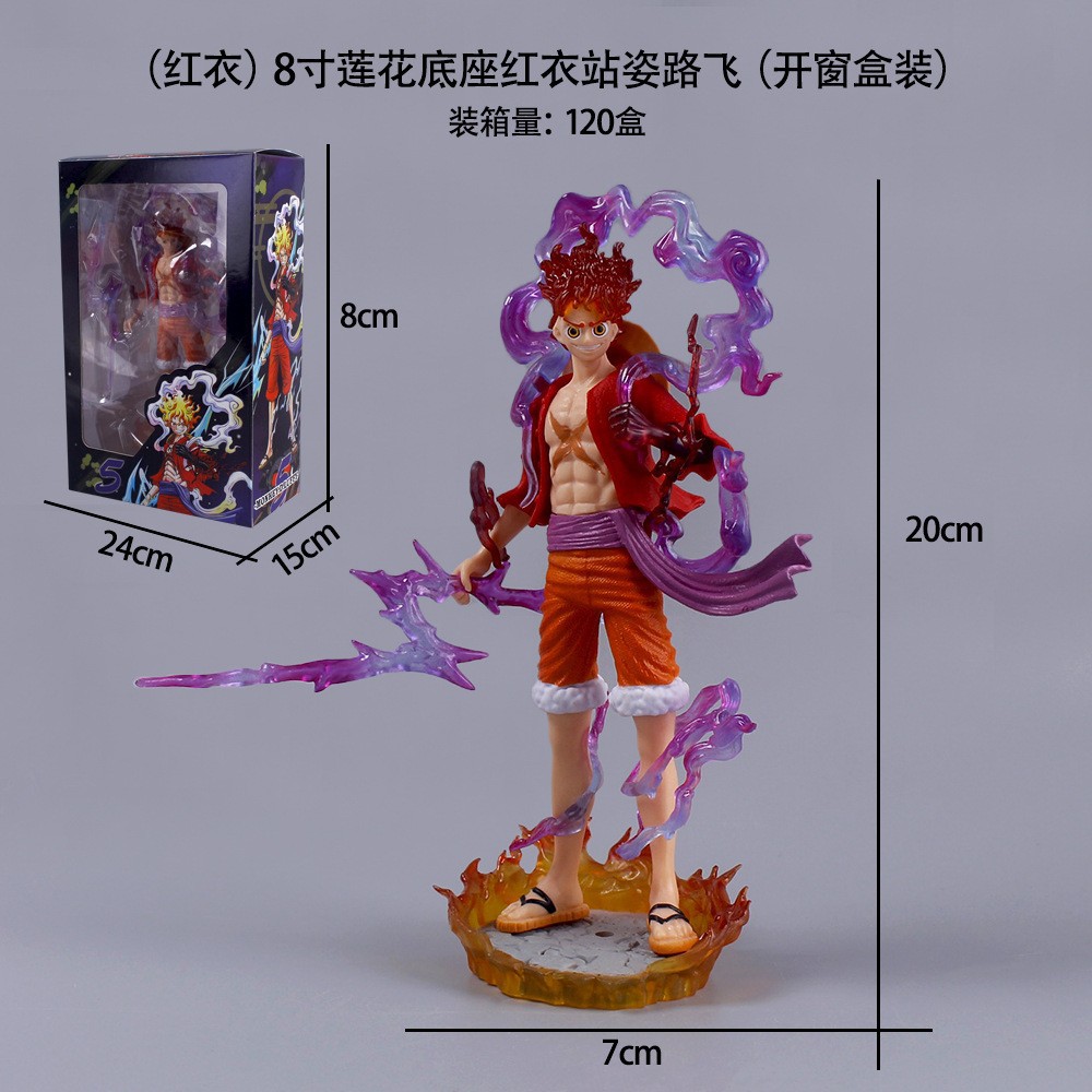 Luffy en tissu rouge 20cm