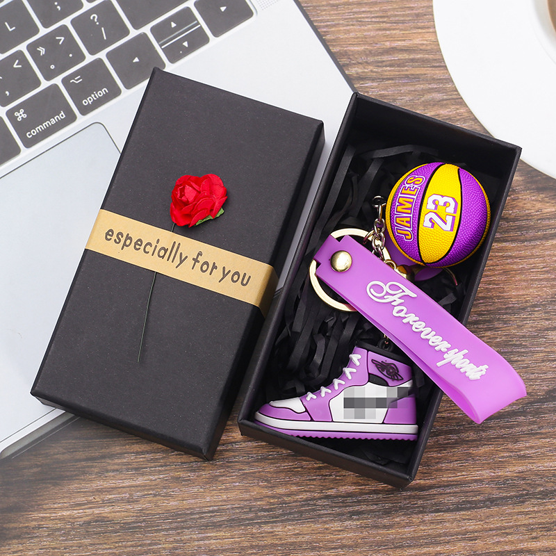 Zhan ball plus purple sneakers plus gift box