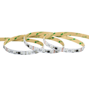 WS2811 RGB 5050 IC beyaz PCB adresli 12V 5M 16.4FT 60 Leds/m rüya renk kovalayan etkisi dijital LED esnek RGBIC şerit - Product Image 5