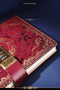 Quality Choice B6 Vintage Password Book Diary <strong>With</strong> <strong>Lock</strong> Creative Ledger Student <strong>Notepad</strong> Stationery <strong>Notebook</strong> - Product Image 3