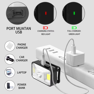 Toach חדש עמיד למים חיצוני מנורת נטענת מיני הוביל usb