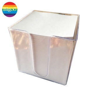 Bloc de notas adhesivas con almohadillas de escritura personalizadas, en caja de pvc para oficina o promoción