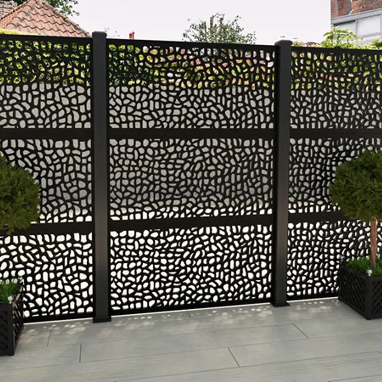 Огнестойкий садовый декор, деревянная пластиковая композитная решетка, решетчатый забор, забор из ДПК