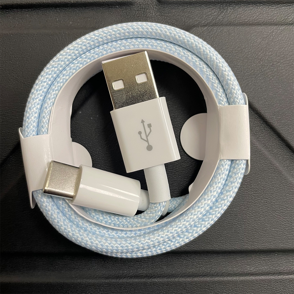 Bleu USB à Type C Câble 1 PCS
