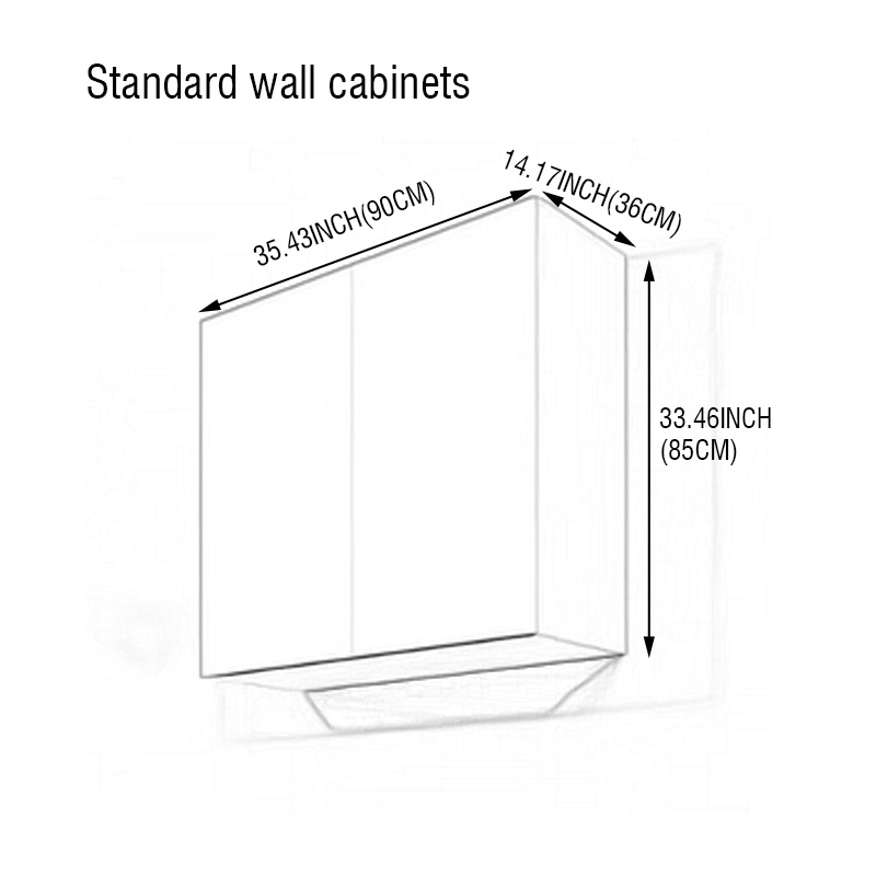 Armoires murales standard 90*85*36 cm