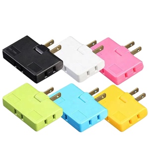 Enchufe convertidor de potencia 3 en 1, tira de arrastre giratoria portátil, adaptador de viaje inteligente - Product Image 1