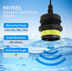 Holykell 0-5 metros IP67 impermeable industrial tanque de agua medición sensor de nivel ultrasónico - Product Image 4