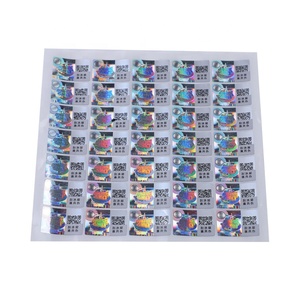 <strong>Custom</strong> <strong>Make</strong> Holographic Sticker Hologram Label Convex Lens Hologram Label QR Code Holographic Sticker QR Code Holographic Label - Product Image 6