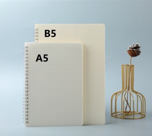 Wholesale Spiral Binding Matte PP Cover Journal <strong>Note</strong> Book Grid <strong>Notebook</strong> <strong>With</strong> Custom Print - Product Image 6