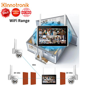 Innotronik PTZ Camera 4CH 8CH 10.1&quot; Screen NVR Kit Monitor P2P Auto Track <strong>Security</strong> <strong>System</strong> <strong>Intercom</strong> Smart Home Surveillance CCTV - Product Image 4