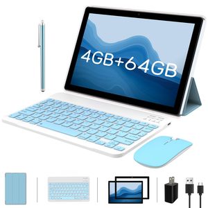 Tableta Android de 10,1 pulgadas con cámara OEM Tarjeta SIM WiFi para uso educativo Incluye teclado - Product Image 2