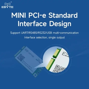 Ebyte-Módulo de puerto serie inalámbrico LoRa Spread Spectrum, módulo de puerto serie inalámbrico UART, interfaz RS485/RS232/USB, 33dBm12km - Product Image 4