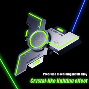 <span class=keywords><strong>Spinner</strong></span> antiestrés de Metal brillante para aliviar la ansiedad, juguete de enfoque ADHD, <span class=keywords><strong>Spinner</strong></span> de mano duradero para descompresión del aburrimiento para adultos - Product Image 3