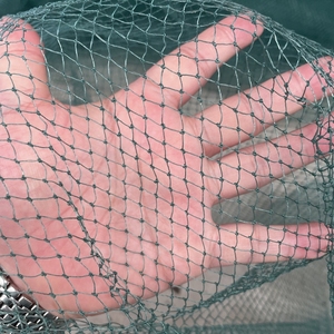 Hdpe ירוק קלוע רשתות דיג מנוקד למכירה