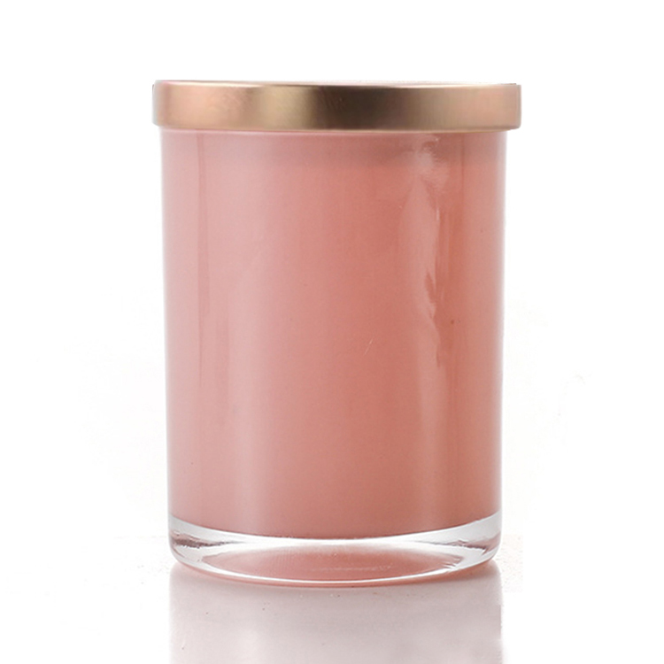 Rose transparent avec couvercle en métal