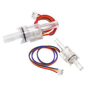 DC5V Mini OD6.3/9,5mm Líquidos Sensor de pasillo magnético Salida de pulso Contador de litros de agua Medidor de flujo TM02 TM03 PC Sensor de flujo de turbina - Product Image 1