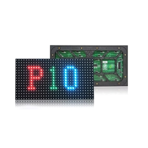 LED-Anzeige modul P10 im Freien mit einer 16x32 RGB LED-Punkt matrix. P10 Vollfarb-LED-Anzeige modul. - Product Image 1