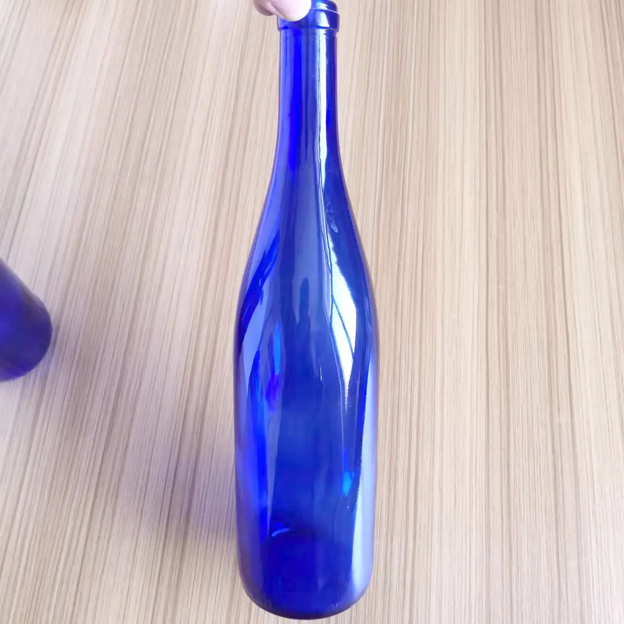 750ml original cobalto azul vidro garrafa bebida vinho garrafa
