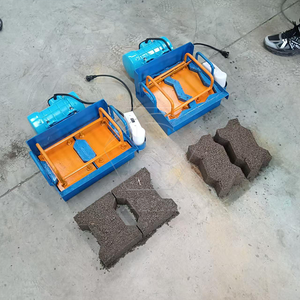 Small <strong>Manual</strong> Mobile <strong>Interlocking</strong> Paving Brick Making Machinery Cement Concrete Hollow Mini <strong>Block</strong> Making <strong>Machine</strong> for Home Farm - Product Image 6