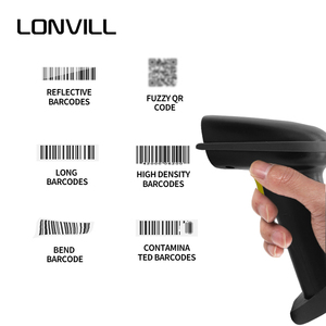 LONVILL USB QRコードスキャナー小型バーコードスキャナー販売用QRコードリーダー2D WiFi Bluetooth USB付き - Product Image 5