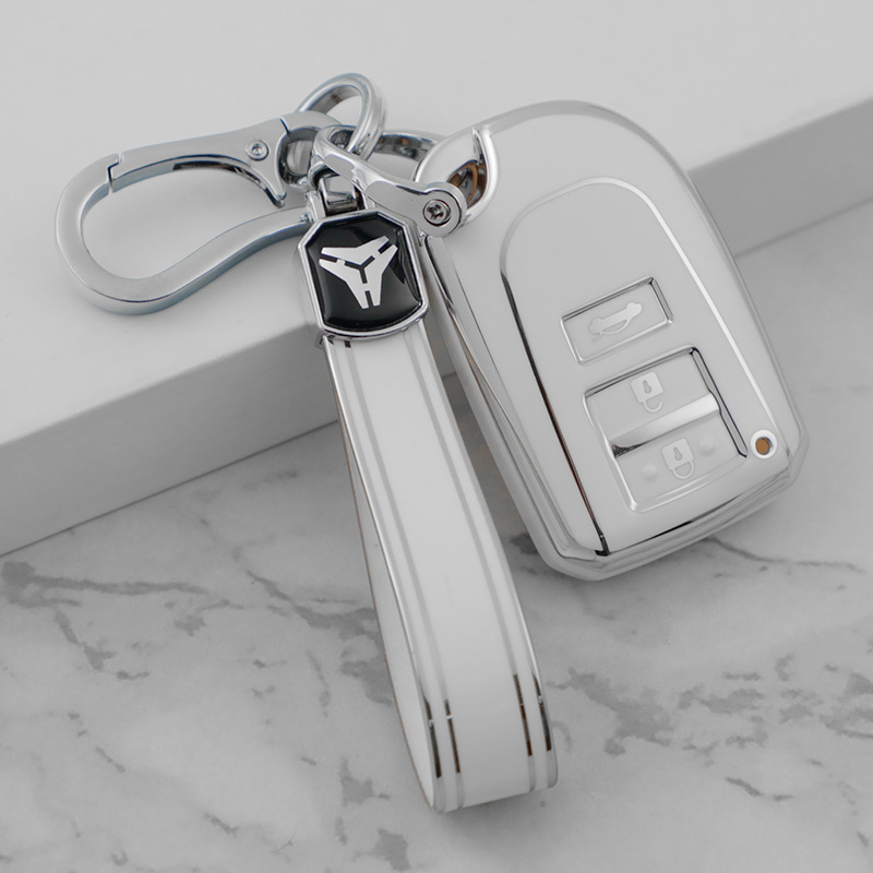 White + Keychain