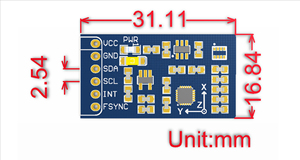 Waveshare 10 DOF <span class=keywords><strong>IMU</strong></span> <span class=keywords><strong>Sensor</strong></span> (C) Motion Monitor Módulo <span class=keywords><strong>Inertial</strong></span> <span class=keywords><strong>Measurement</strong></span> <span class=keywords><strong>Unit</strong></span>, menor consumo de energia com MPU9255 BMP280