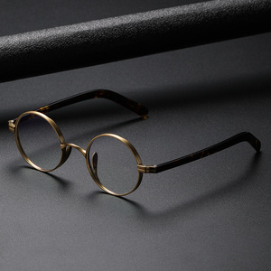 Eyewear אצטט אופטי מסגרות יצרנים עם טיטניום מסגרת משקפיים, אצטט קדמי עם טיטניום מקדש מניות KMN101
