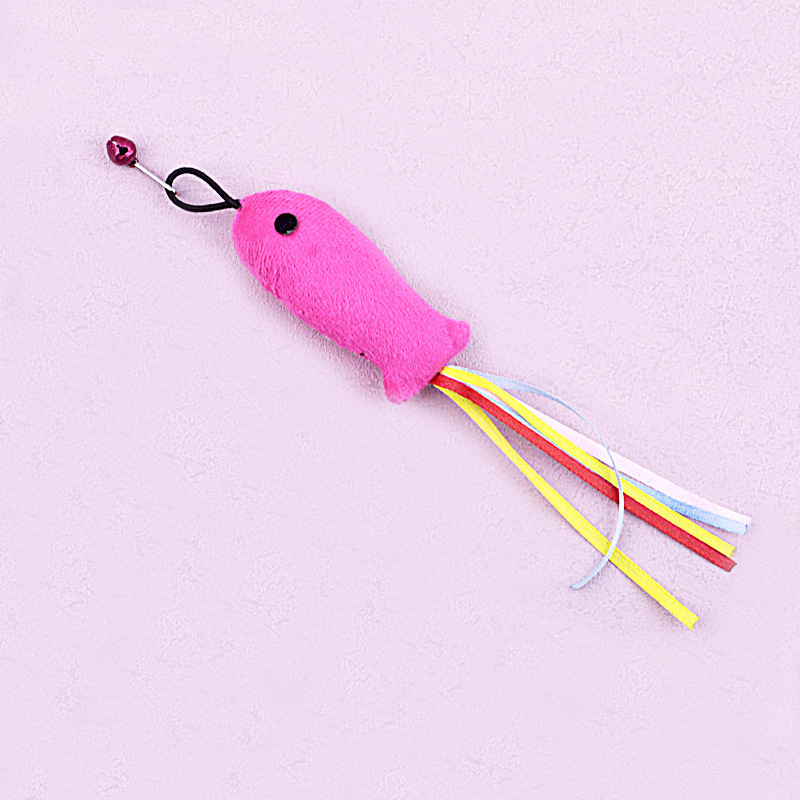 Cabezal de repuesto para pez pequeño, color rojo rosado.