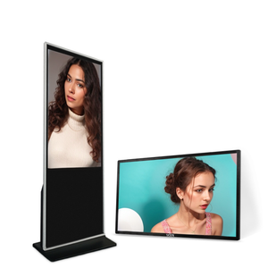 Giocatore di pubblicità Android Windows sistema 4K Digital Signage e visualizza piano in piedi LCD interno Totem chiosco Touch Screen