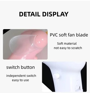 Mini ventilador de mano compacto con pantalla LED para mensajes personalizados y batería recargable para uso personal - Product Image 4