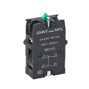 Scatola di bottoni di cinte NP2-BE101 NP2-BE102 NP2-E2/E3 pulsante di contatto ausiliario - Product Image 3