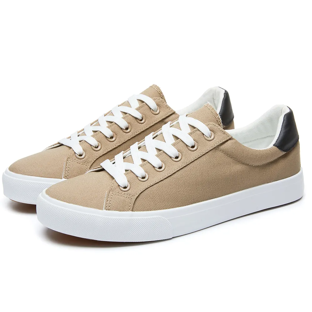 Hoge Kwaliteit Witte Mode Unisex Mannen Tennisschoenen Sneakers Mode Wandelen Canvas Schoenen Met Aangepaste Logo