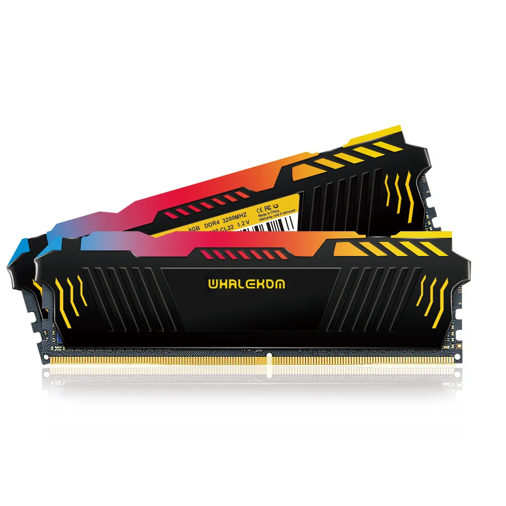 Masaüstü için WHALEKOM PC RGB RAM 64 64GB 1.1V 5600MHz bellek