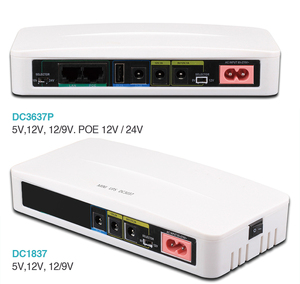 Alta calidad mini DC UPS 110V/220V230V Entrada DC 9V 12V 24V POE 15V 24V Mini UPS para enrutador portátil - Product Image 3