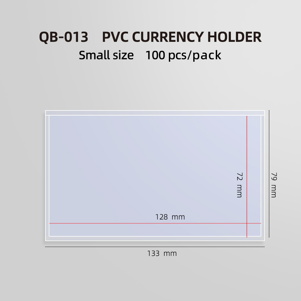 PVC - Petit (79*133mm) - 100 unités/paquet