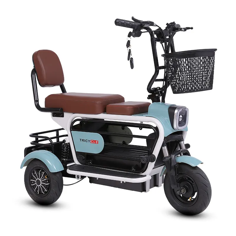 Triciclo eléctrico de carga de Paige para niños adultos, triciclo motorizado de gas de tres ruedas, marcha atrás de pasajeros con energía solar, 200cc Loncin