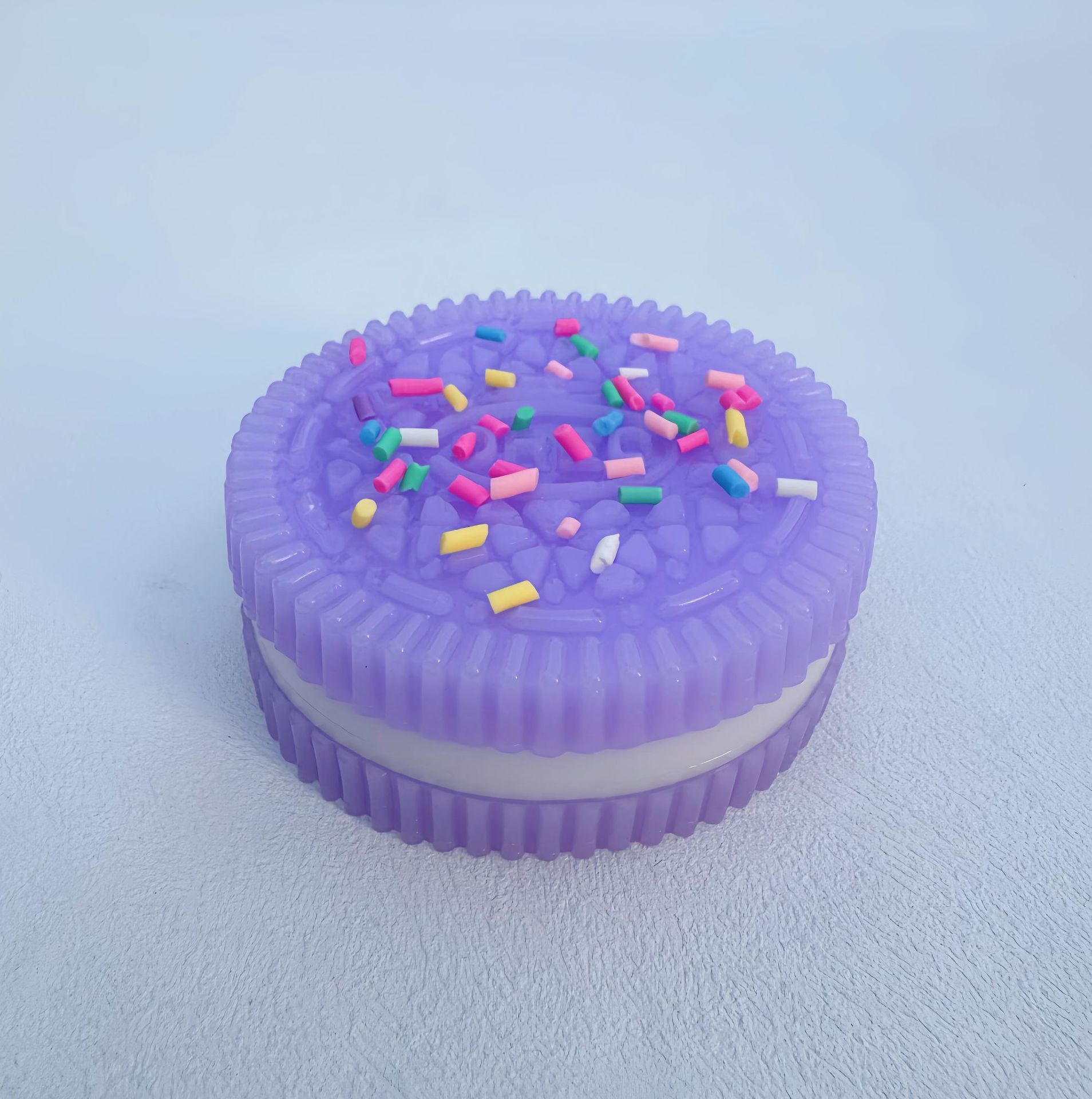 #10 Oreo morados con gránulos de azúcar