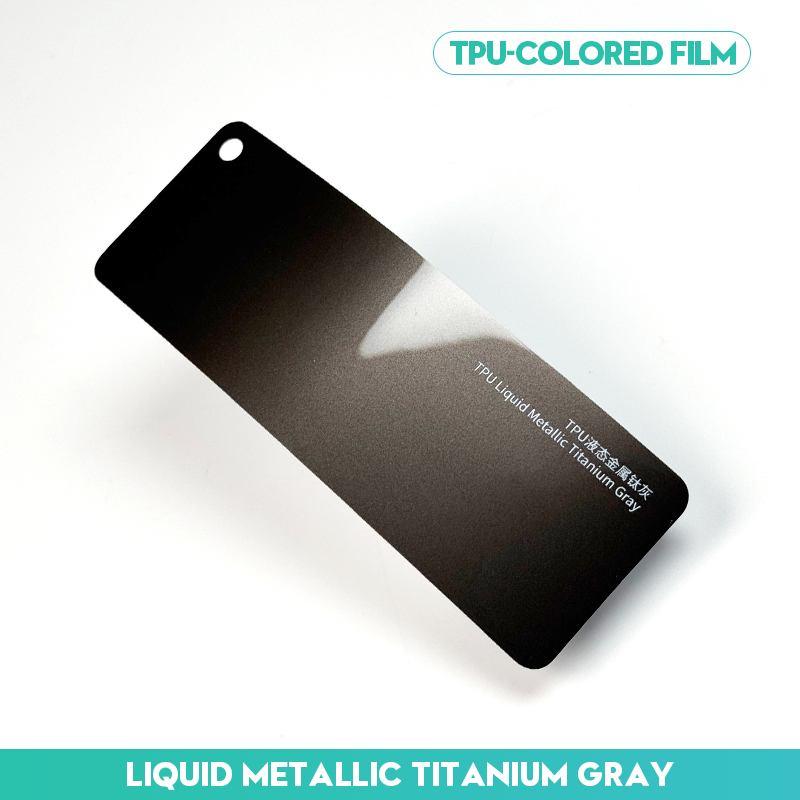 Liquid metallic titanium grey