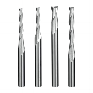 CNC dayanıklı freze kesicisi karbür 2 flüt Spiral freze kesiciler ağaç İşleme dayanıklı - Product Image 5