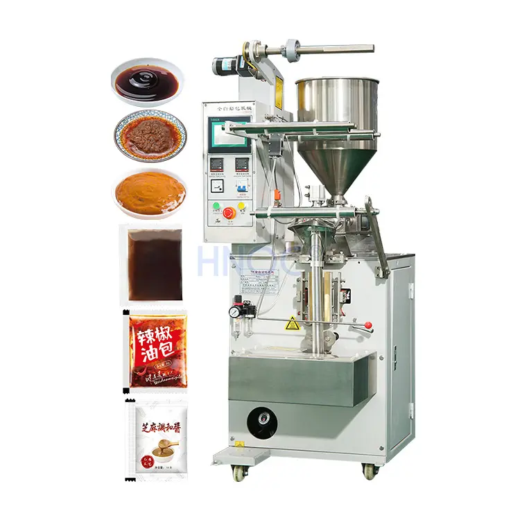 Confezione da caffè pasta di peperoncino spalmabile al cioccolato fare crema da bagno 5kg sacchetto liquido riempitrice e sigillatrice automatica