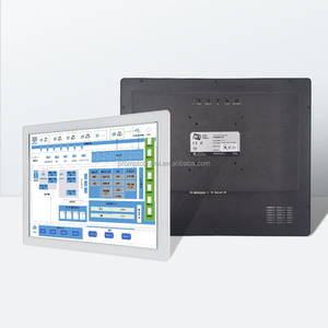 Monitor industrial multitáctil de 17 pulgadas PCT, pantalla táctil capacitiva montada en la pared integrada, Panel industrial PC para gabinete - Product Image 1